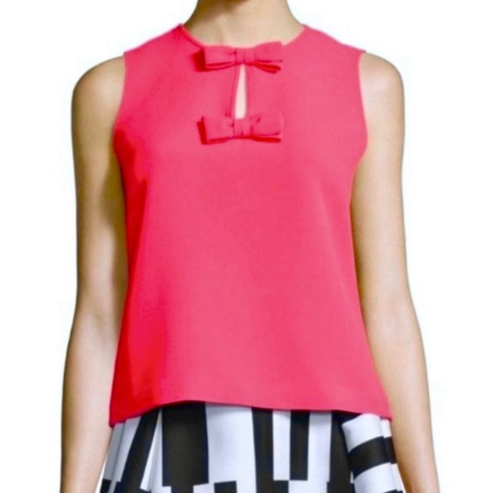 Kate Spade Go Fly A Kite Sleeveless Bow Top - Picture 3 of 12